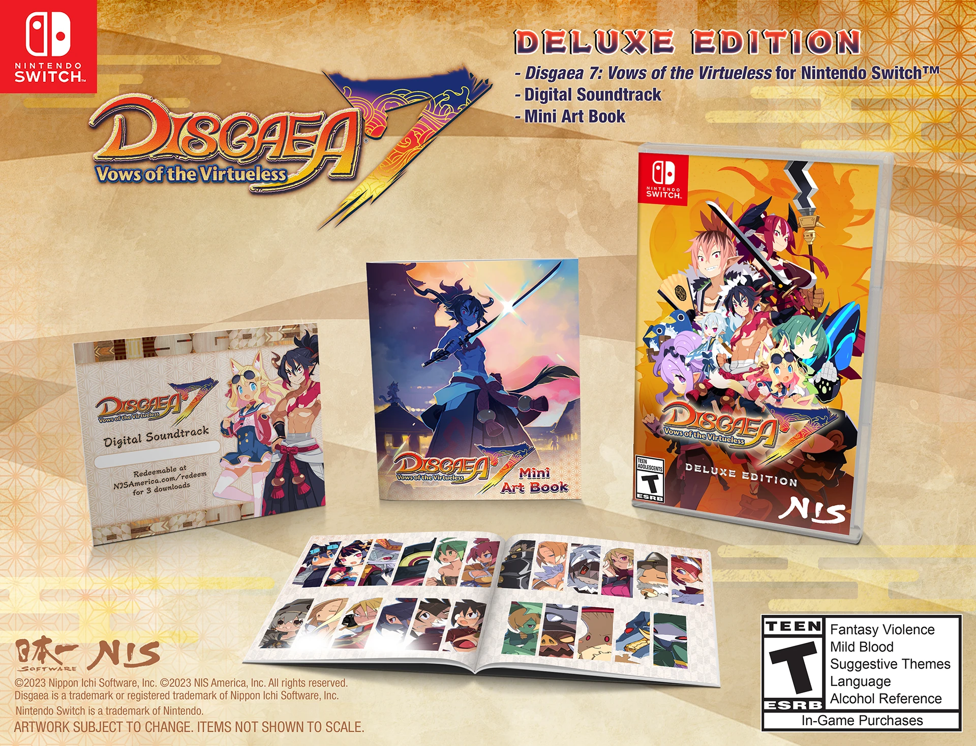 Disgaea 1, 4 & 5 selling limited editions Nintendo Switch