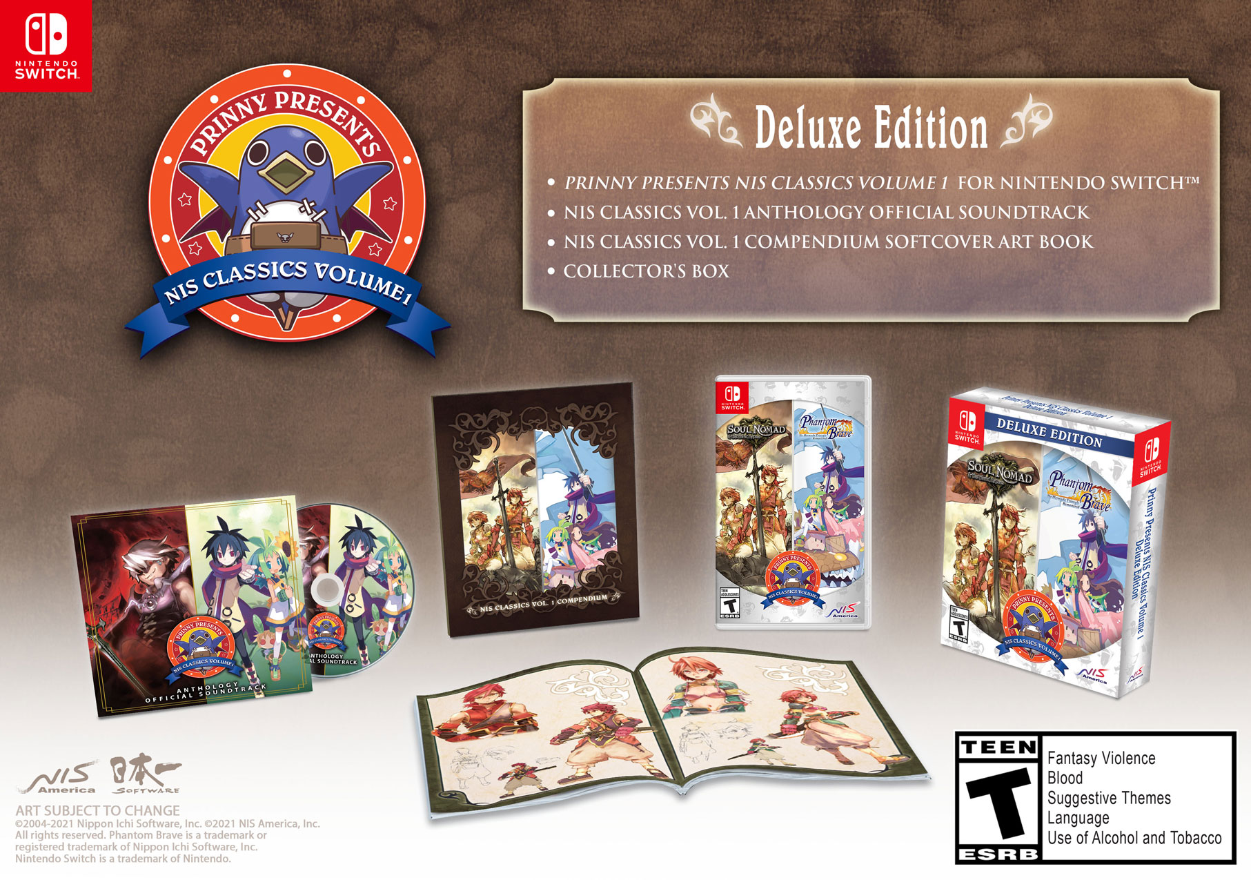 Prinny Presents NIS Classics Volume 1: Phantom Brave / Soul Nomad