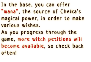 You can exchange mana, get a new battle Tochka, get a catalyst to use for krafting... There are many wishes to be granted!